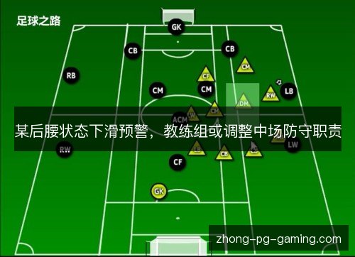 某后腰状态下滑预警，教练组或调整中场防守职责